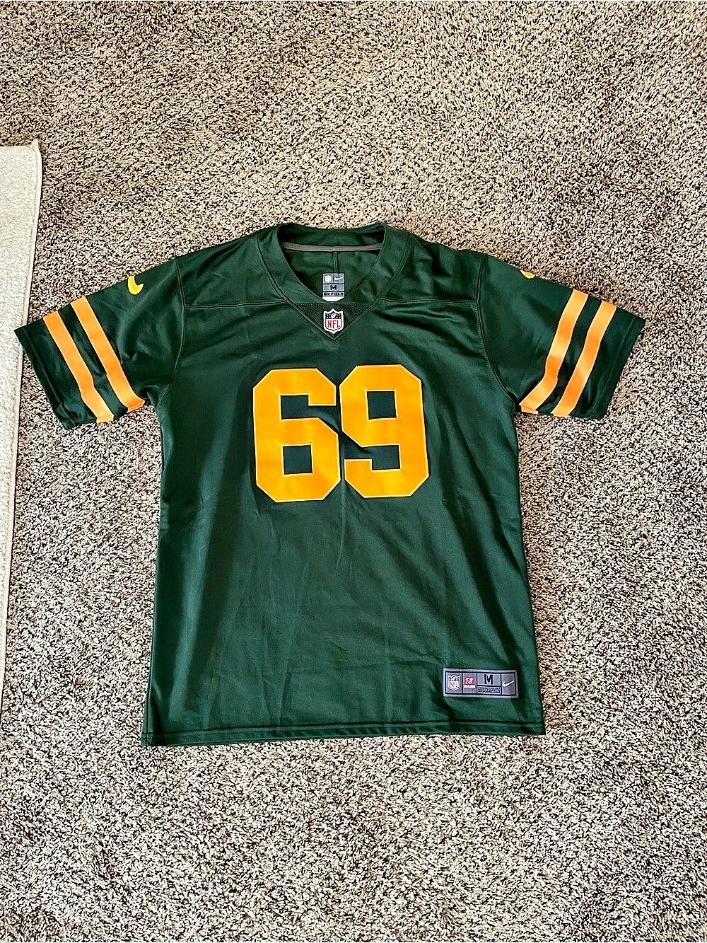 Nike Green Bay Packers David Bakhtiari #69 Nike On-Field Game Jersey Men's